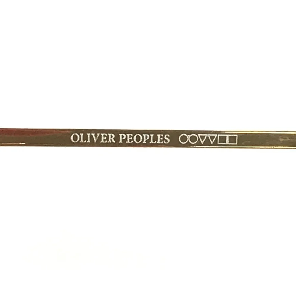 Oliver Peoples Eyeglasses Frames OV7018T Hanlon G Shiny Gold Wire Rim 49-21-145